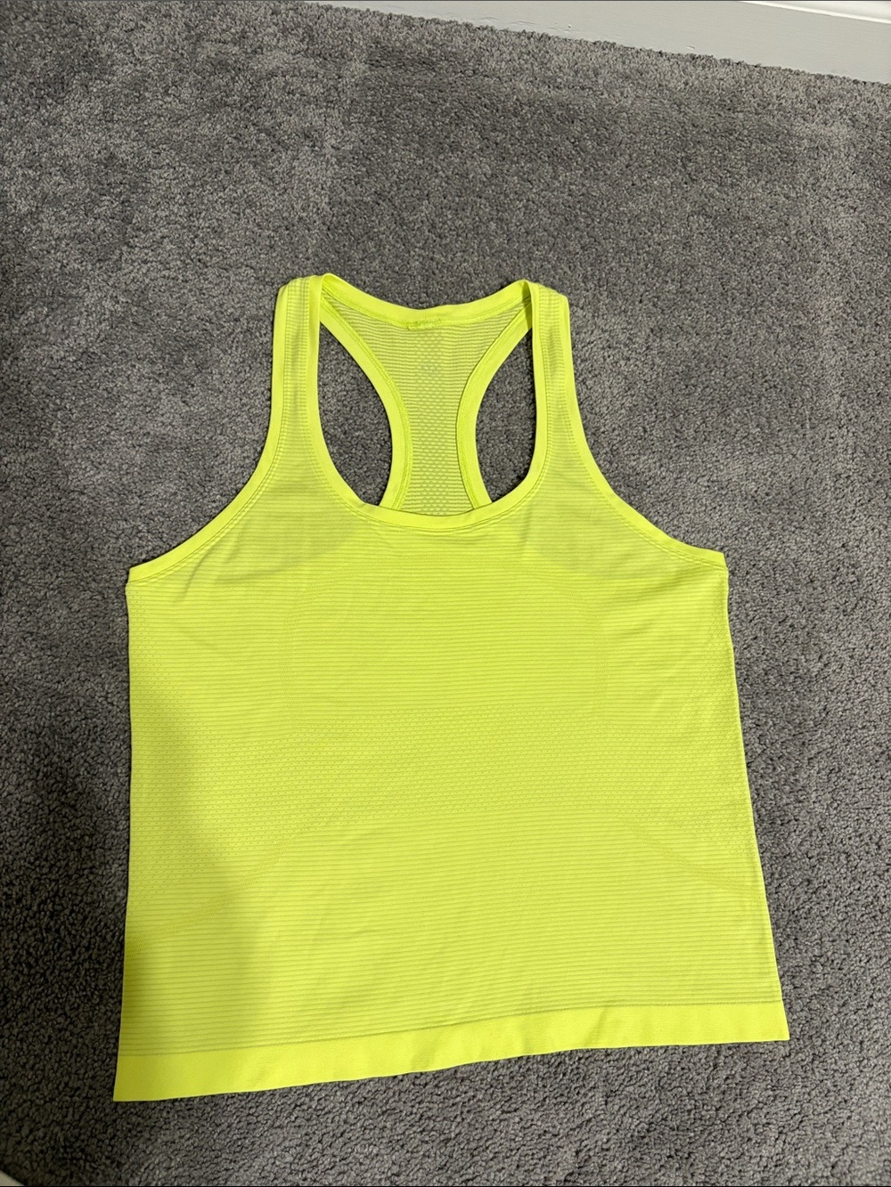 Lululemon Swiftly Tech Racerback Tank Top 2.0 Race Highlight Yellow